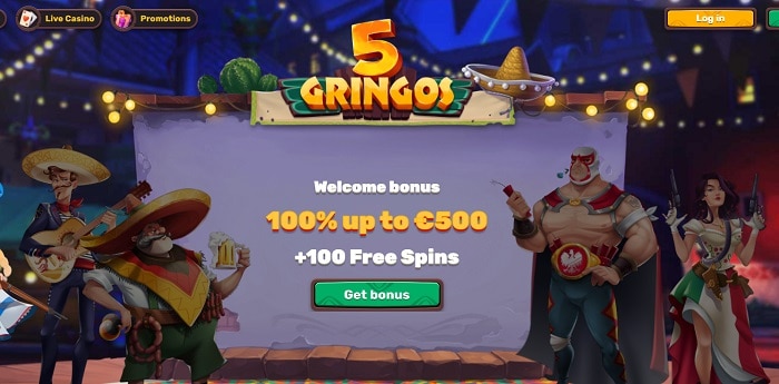5gringos casino bonus code