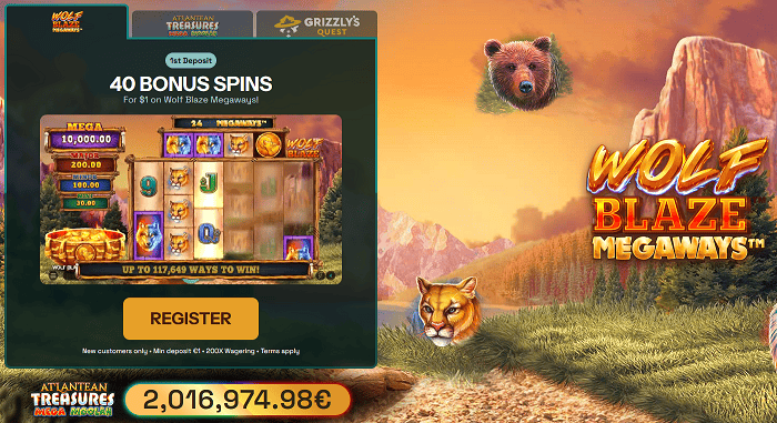 40 free spins on $1 deposit 